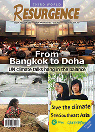 COVER From Bangkok to Doha UN climate talks hang in the balance